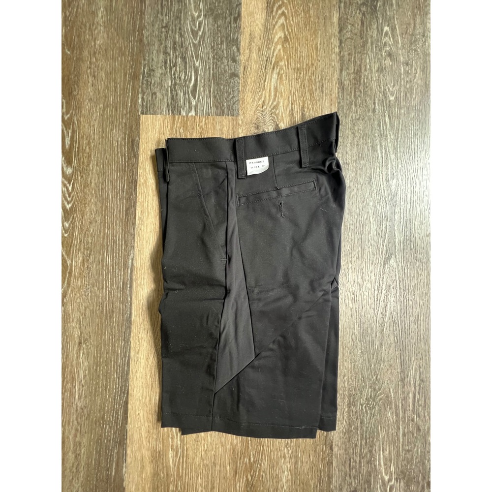Red Kap Mimix Work Shorts Mens 28 Black PX50BK2 Utility Stretch Twill
